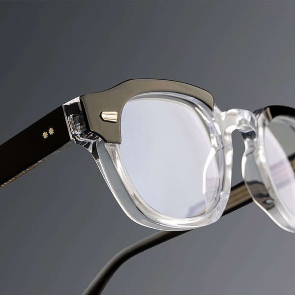 Cutler And Gross 1420 Round Opticals Havana On Grey