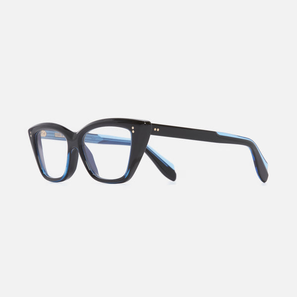 cutler and gross 9241 Cat Eye Opticals Blue on Black