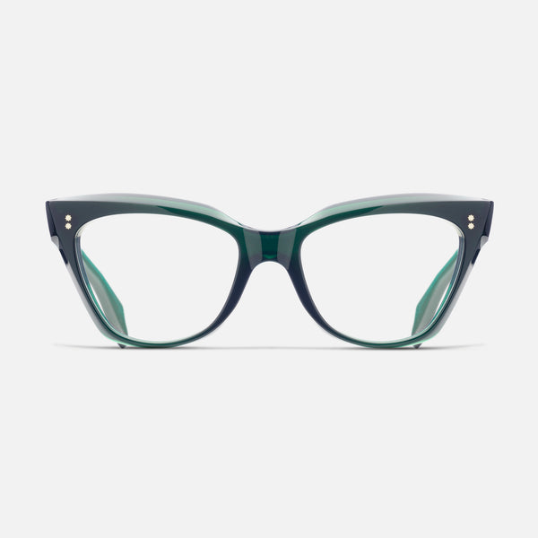 Cutler And Gross 9288 Cat Eye Opticals Emerald Colour Studio