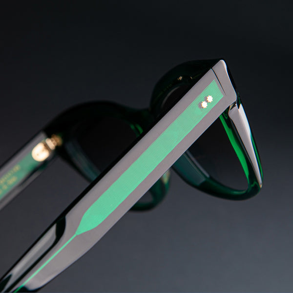Cutler And Gross 9288 Cat Eye Sunglasses Emerald Colour Studio