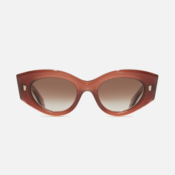 Cutler And Gross 9317 Cat Eye Sunglasses Burnt Sunset