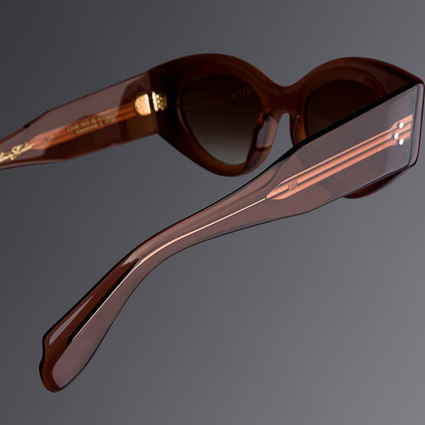 Cutler And Gross 9317 Cat Eye Sunglasses Burnt Sunset