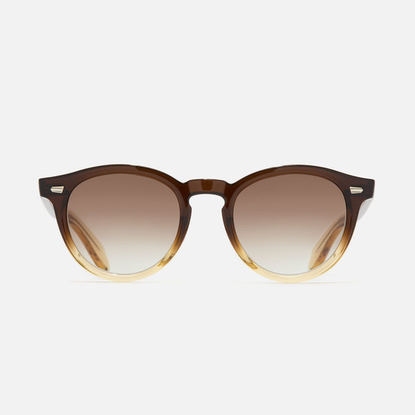 Cutler And Gross 9378 Round Sunglasses Honeyburst Fade
