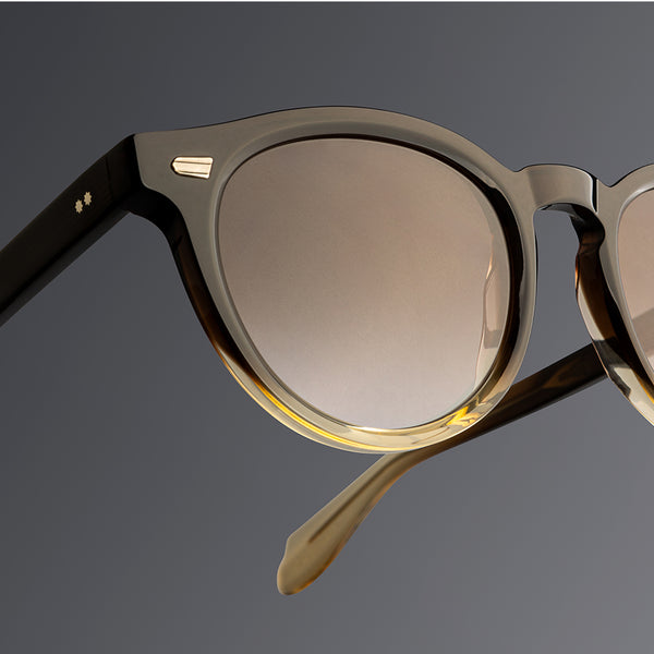 Cutler And Gross 9378 Round Sunglasses Honeyburst Fade
