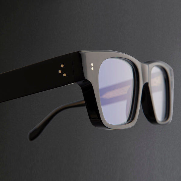 Cutler And Gross 9690 Square Opticals (Large) Black On Crystal
