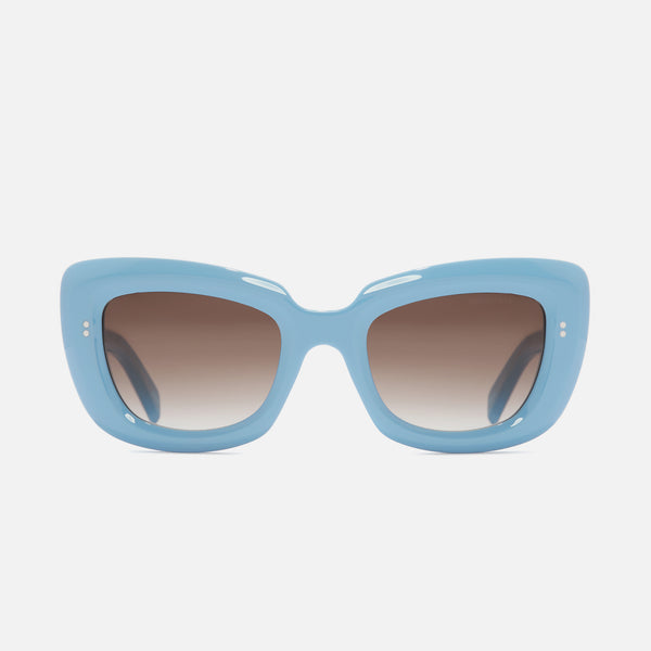 Cutler And Gross 9797 Cat Eye Sunglasses Solid Light Blue