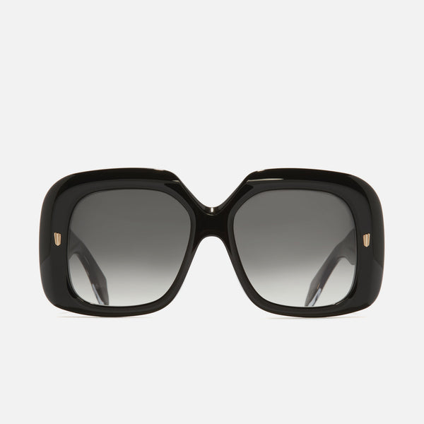 Cutler And Gross 9891 Rectangle Sunglasses Black On Crystal
