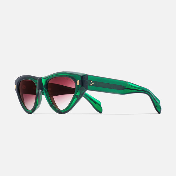 cutler and gross 9926 Cat Eye Sunglasses Emerald Colour Studio