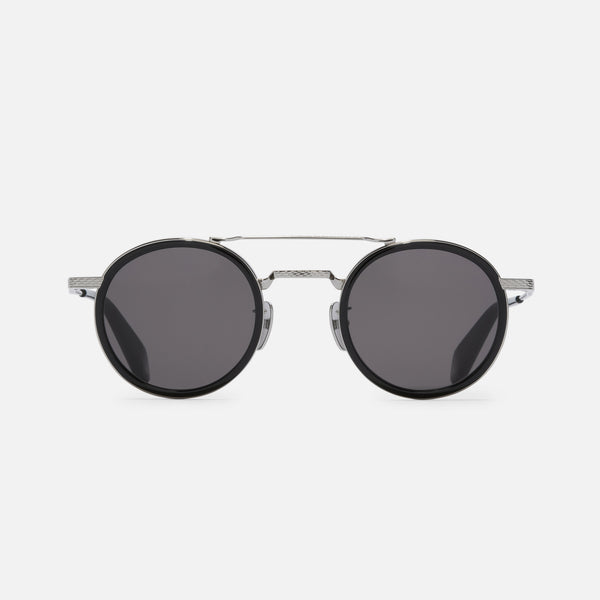 Cutler And Gross Breitling Chrono 0002 Round Sunglasses Black
