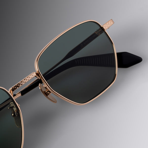 Cutler And Gross Breitling Léman 0001 Square Sunglasses Red Gold