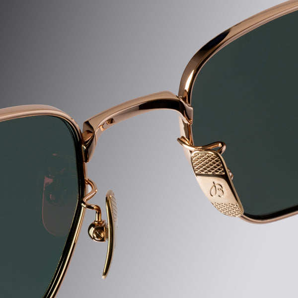 Cutler And Gross Breitling Léman 0001 Square Sunglasses Red Gold