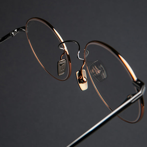 Cutler And Gross 0001 Round Opticals 18K Rose Gold