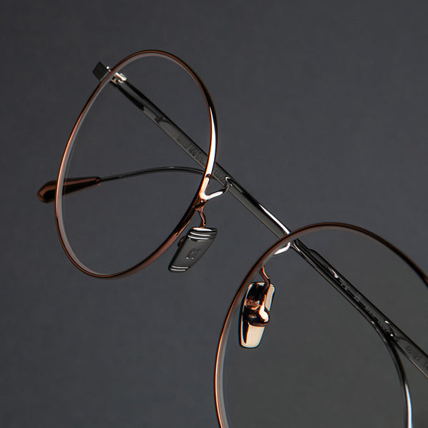 Cutler And Gross 0001 Round Opticals 18K Rose Gold