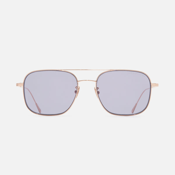 Cutler And Gross 0003 Aviator Sunglasses Rose Gold