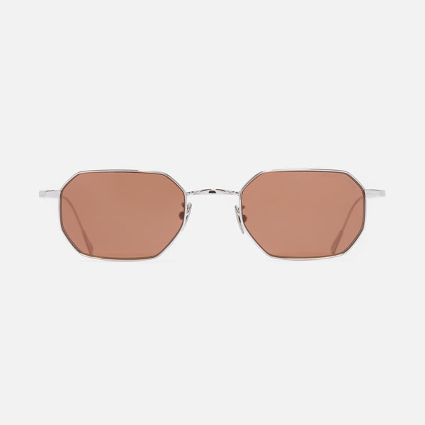 Cutler And Gross 0005 Round Sunglasses Rhodium