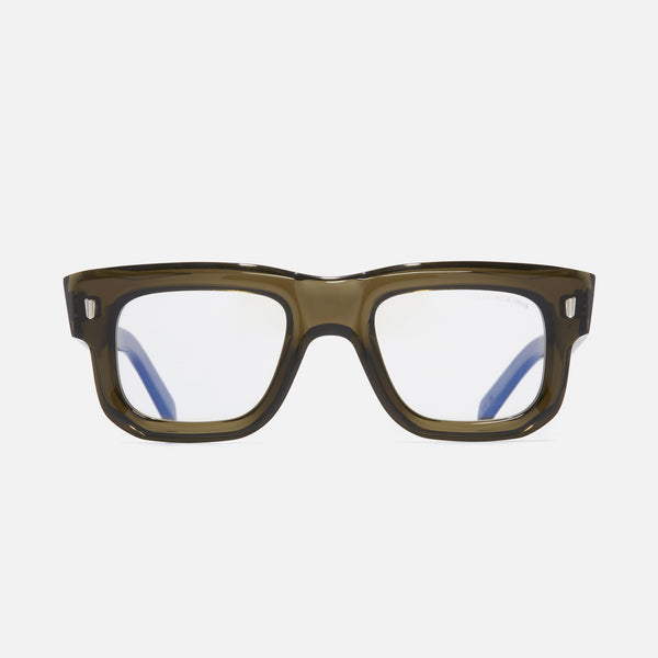 Cutler And Gross 1402 Square Opticals Olive