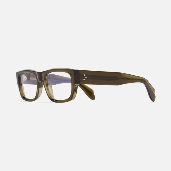 cutler and gross 9043 Rectangle Opticals Olive