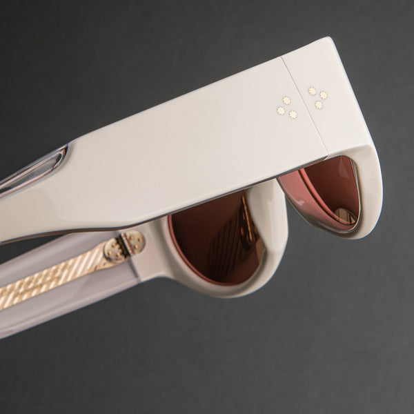 Cutler And Gross 9276 Wrap Sunglasses White Ivory