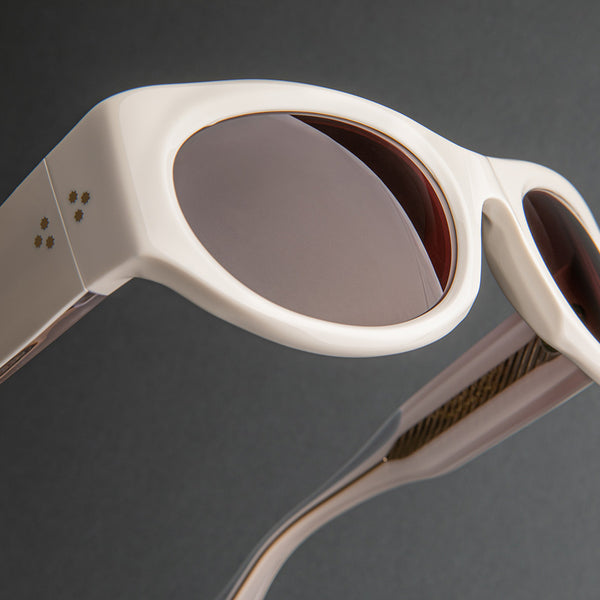 Cutler And Gross 9276 Wrap Sunglasses White Ivory