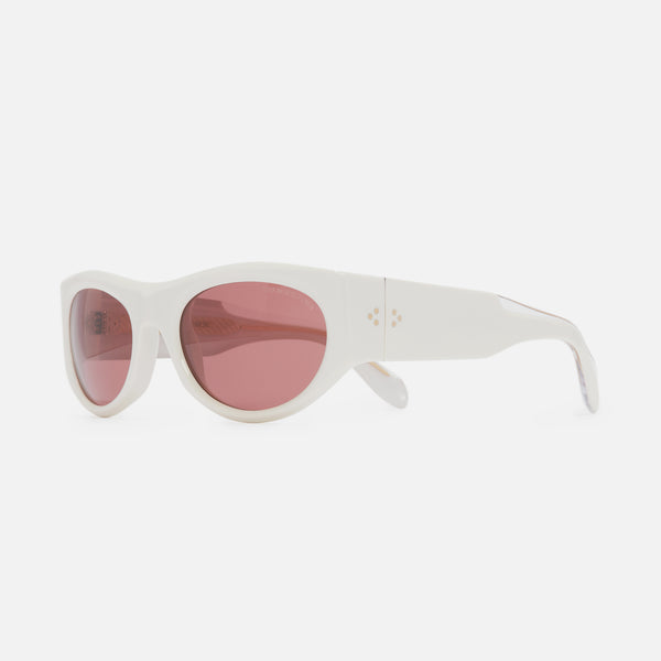 cutler and gross 9276 Wrap Sunglasses White Ivory