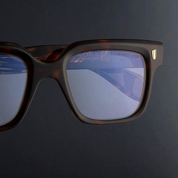 Cutler And Gross 9347 Square Opticals Dark Turtle