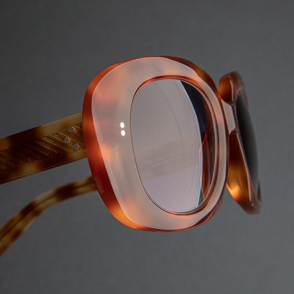 Cutler And Gross 9383 Round Sunglasses Old Havana