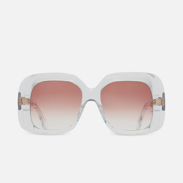 Cutler And Gross 9891 Rectangle Sunglasses Crystal
