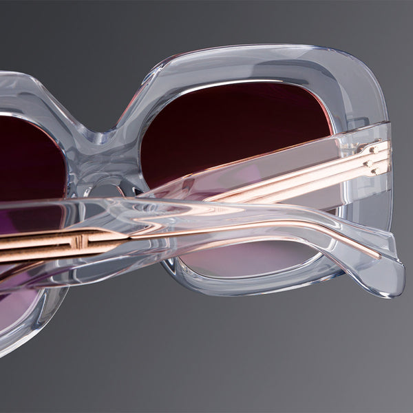 Cutler And Gross 9891 Rectangle Sunglasses Crystal
