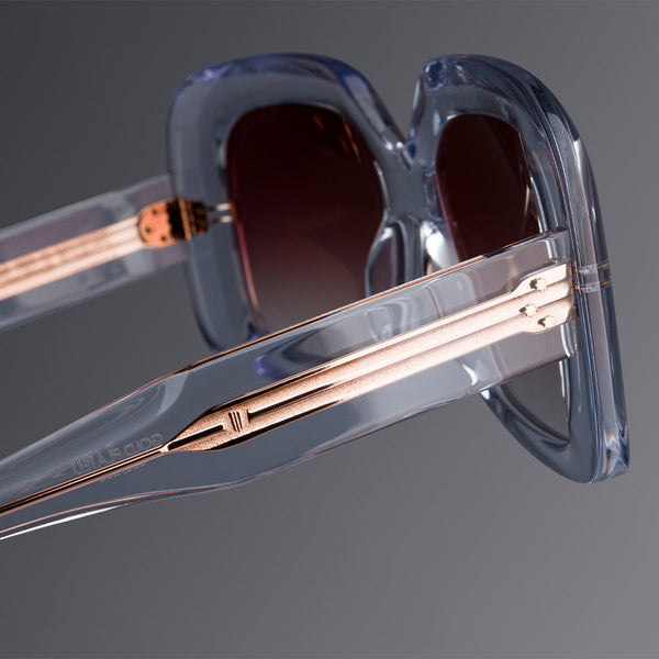 Cutler And Gross 9891 Rectangle Sunglasses Crystal