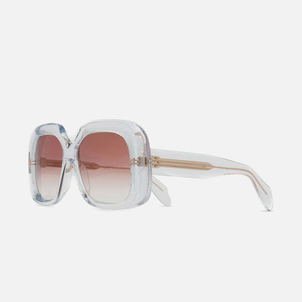 cutler and gross 9891 Rectangle Sunglasses Crystal