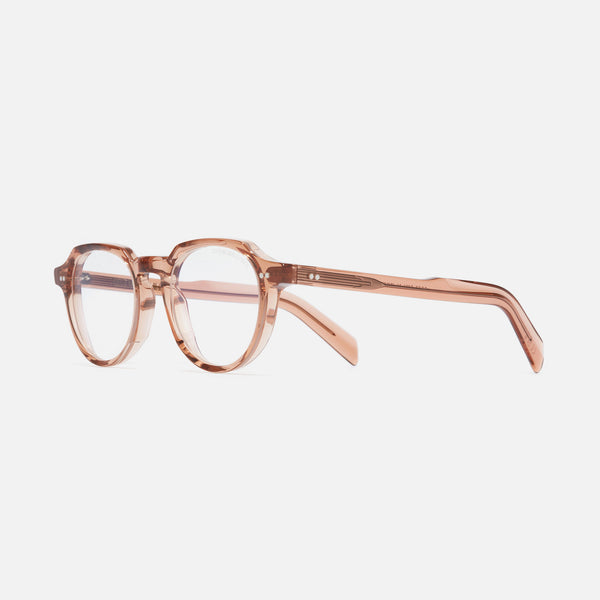Cutler And Gross GR06 Round Opticals Crystal Peach
