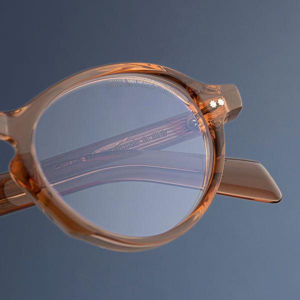 Cutler And Gross GR08 Round Opticals Crystal Peach
