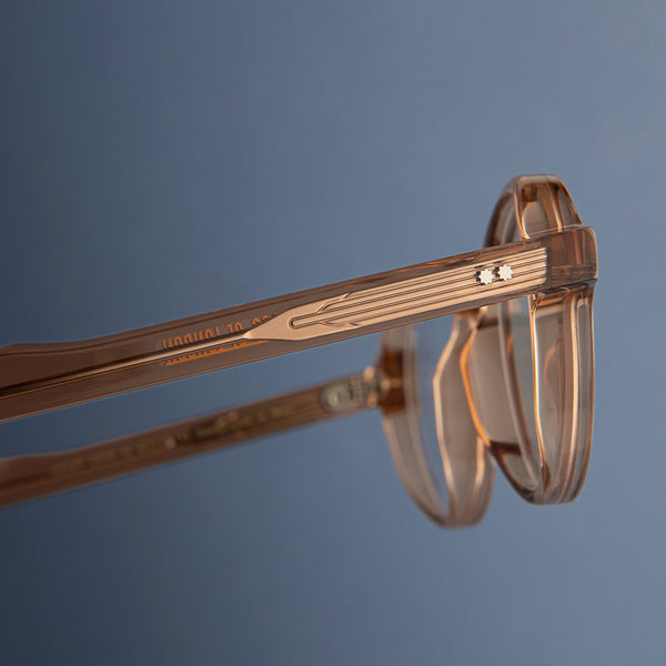 Cutler And Gross GR08 Round Opticals Crystal Peach