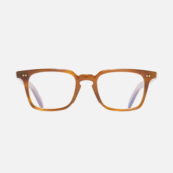 Cutler And Gross GR10 Square Opticals Saffron Horn