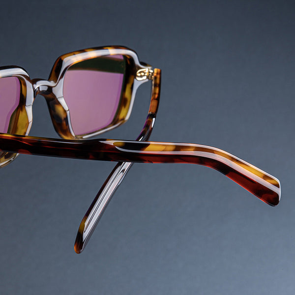 Cutler And Gross GR02 Rectangle Sunglasses Black On Camu