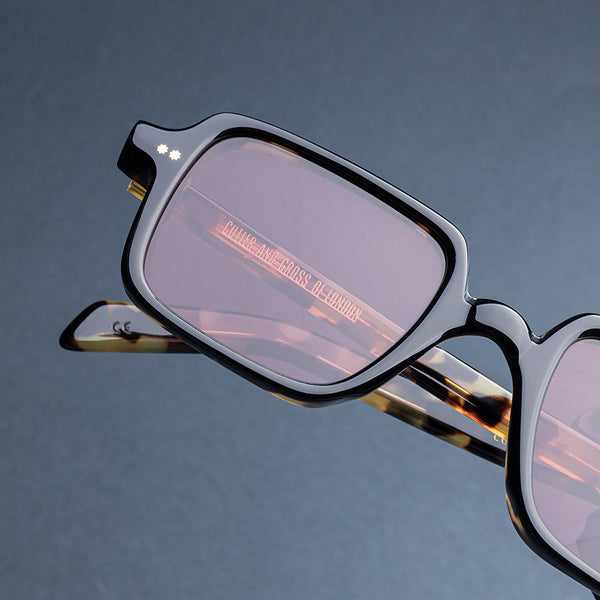 Cutler And Gross GR02 Rectangle Sunglasses Black On Camu