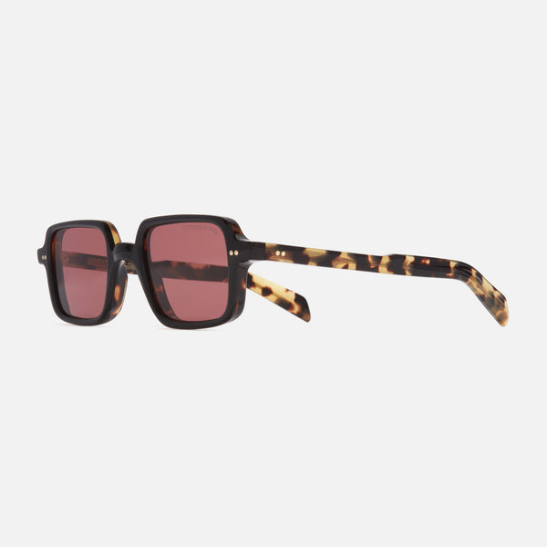 cutler and gross GR02 Rectangle Sunglasses Black on Camu