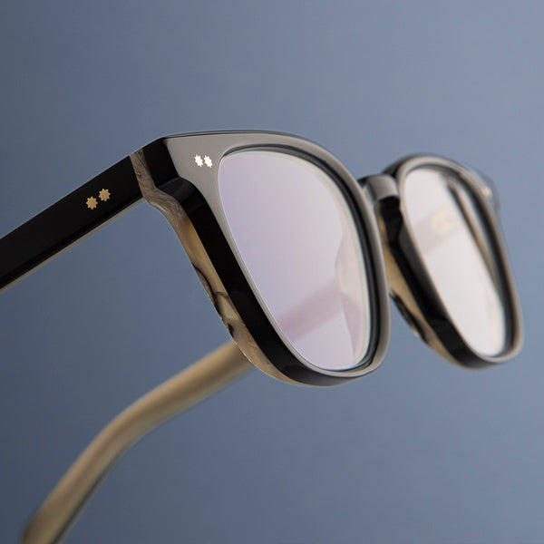 Cutler And Gross GR05 Cat Eye Opticals Black On Horn