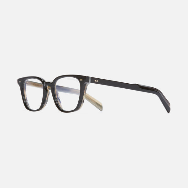 cutler and gross GR05 Cat Eye Opticals Black on Horn