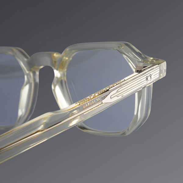 Cutler And Gross GR11 Round Opticals Butter Crystal