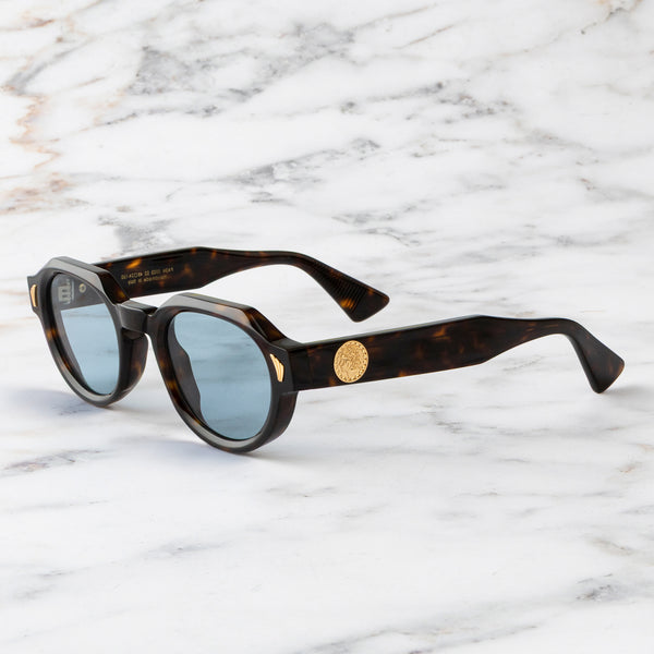 cutler and gross Palace Cutler and Gross Victory Round Sunglasses Havana