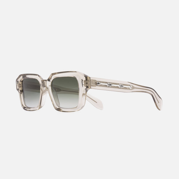 cutler and gross The Great Frog Bones Link Rectangle Sunglasses Sand Crystal