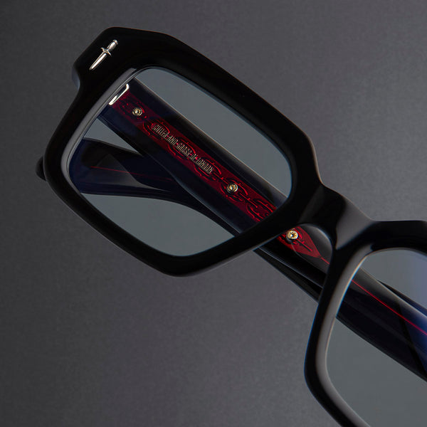 Cutler And Gross The Great Frog Bones Link Square Opticals Black
