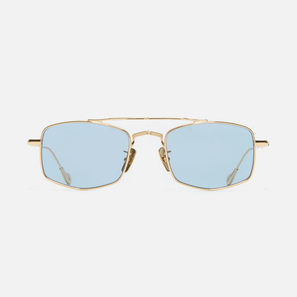 Cutler And Gross The Great Frog Bowie Rectangle Sunglasses Silver/Green