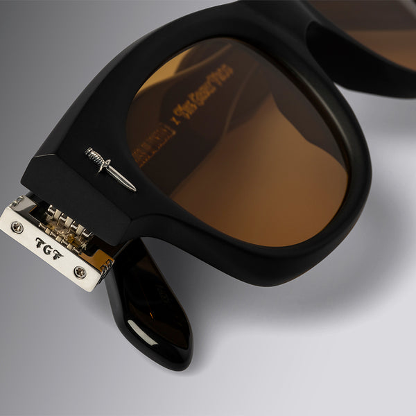 Cutler And Gross The Great Frog Halen Square Sunglasses Matte Black