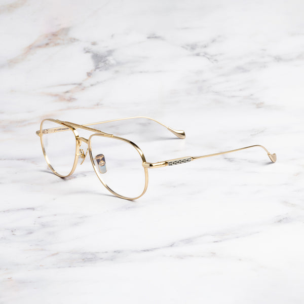 cutler and gross The Great Frog Idol Aviator Opticals Gold