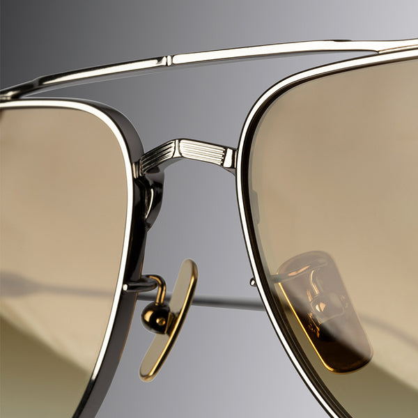 Cutler And Gross The Great Frog Idol Aviator Sunglasses Gun Metal