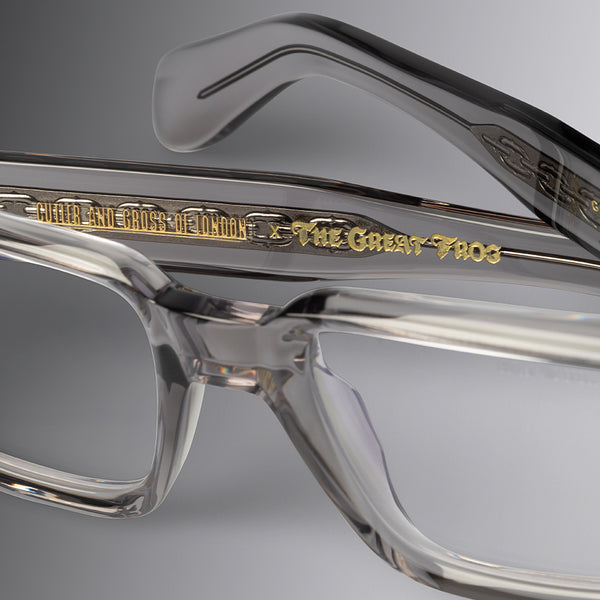 Cutler And Gross The Great Frog Jagger Rectangle Opticals Smoke Quartz