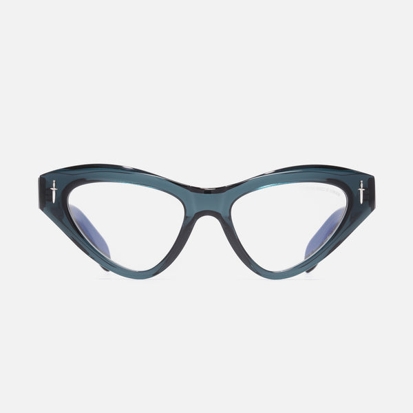 Cutler And Gross The Great Frog Mini Cat Eye Opticals Deep Teal