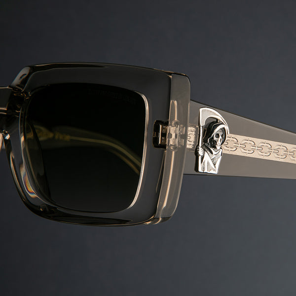 Cutler And Gross The Great Frog Mini Reaper Square Sunglasses Sand Crystal
